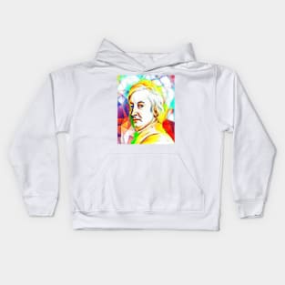 John Dryden Colourful Portrait | John Dryden Artwork 11 Kids Hoodie